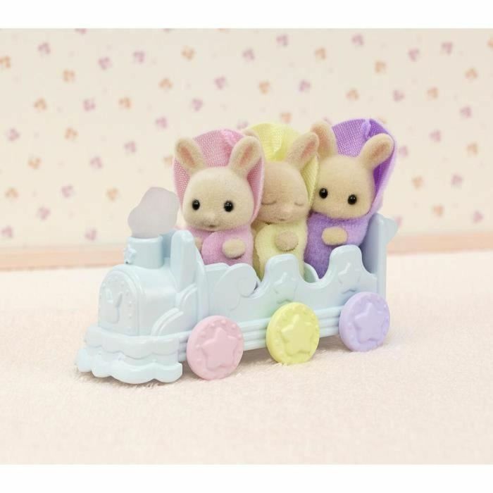 Sylvanian Families 5707 Figuras Miniatura Trillizos Creme Rabbit y Accesorios de Baño 1 Sylvanian Families 5707 Figuras Miniatura Trillizos Creme Rabbit y Accesorios de Baño 1