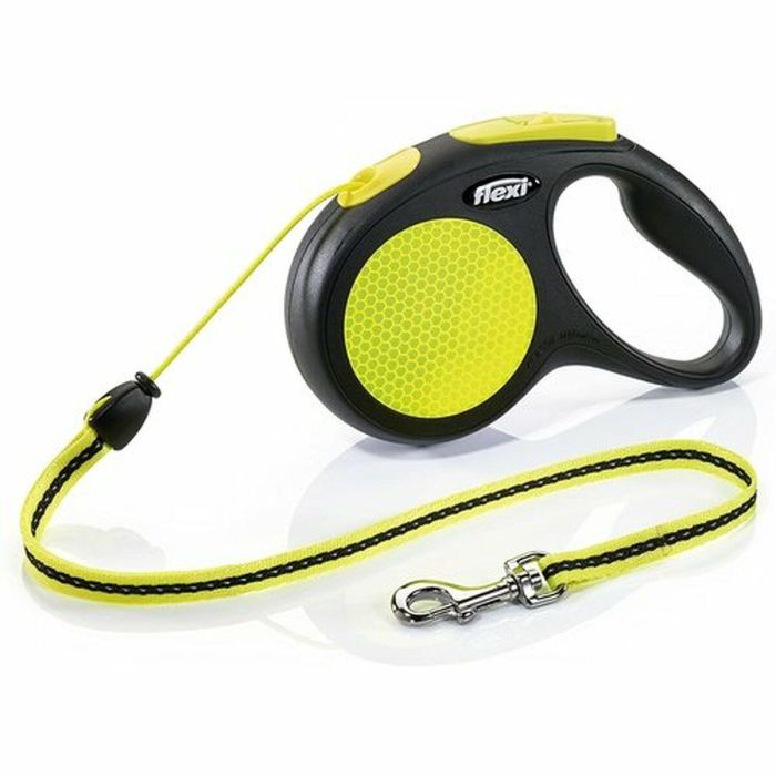 Correa para Perro Trixie flexi New NEON Amarillo Reflectante 5 m 1