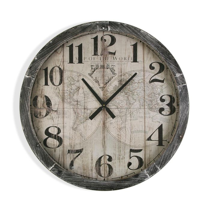 Reloj Pared Map World 76,5Cm Versa Reloj Pared Map World 76,5Cm Versa