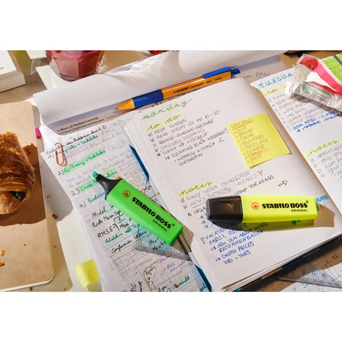 Stabilo Marcador Fluorescente Boss Original Violeta Set de 10 (Set de 10) 3