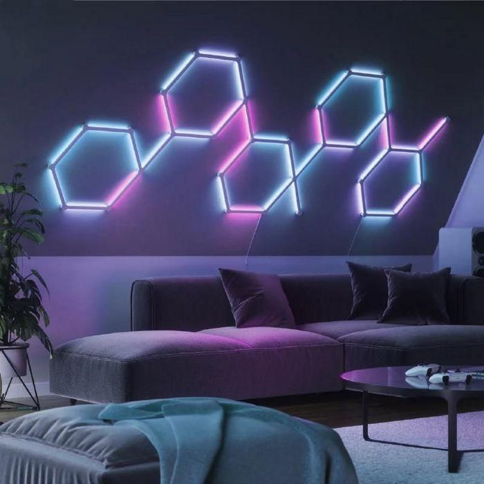 Panel LED Nanoleaf NL59-E-0001LW-3PK Blanco 3 Panel LED Nanoleaf NL59-E-0001LW-3PK Blanco 3