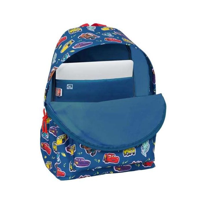 Mochila para portatil 14.1'' cars "racing" 31x43x13cm 2 Mochila para portatil 14.1'' cars "racing" 31x43x13cm 2