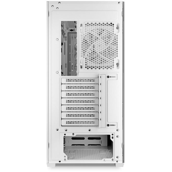 Sharkoon AK5M RGB Torre Midi ATX Blanca con Panel Cristal Templado y Malla, 4 Ventiladores PWM RGB 120mm, Soporte Dual Radiador 360mm 7