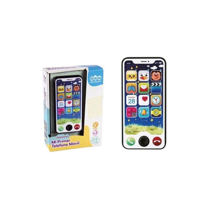 Teléfono móvil con sonidos en inglés 13x5x20 cm 1 Teléfono móvil con sonidos en inglés 13x5x20 cm 1