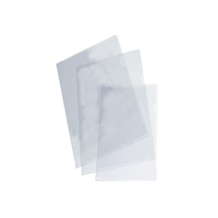 Dosier Angulo Recto Grafoplas Pvc 200Μ Fº Cristal Paquete De 50