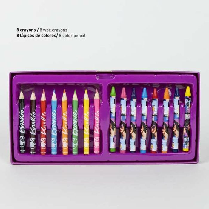 Set de Papelería Barbie Rosa 4