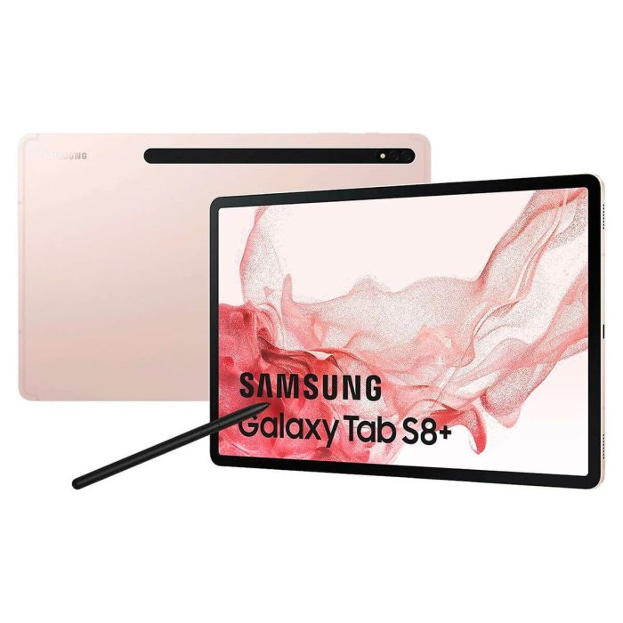 Samsung SM-X806BIDAEUE Tablet Galaxy Tab S8+ 12.4" Super AMOLED WQXGA+ 128GB 8GB RAM Octa-core 5G Rosa Dorado con S Pen 5 Samsung SM-X806BIDAEUE Tablet Galaxy Tab S8+ 12.4" Super AMOLED WQXGA+ 128GB 8GB RAM Octa-core 5G Rosa Dorado con S Pen 5