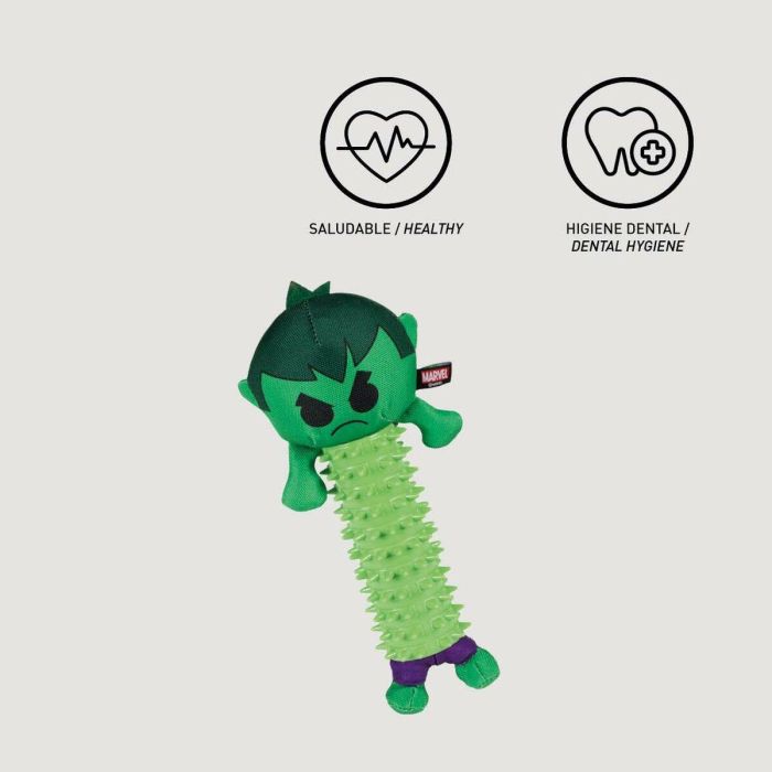 Cerdá Mordedor para Perro Avengers Hulk - Juguete Resistente con Figura de Hulk para Masticar Mascotas - Color Verde 9x11x30 cm 7 Cerdá Mordedor para Perro Avengers Hulk - Juguete Resistente con Figura de Hulk para Masticar Mascotas - Color Verde 9x11x30 cm 7