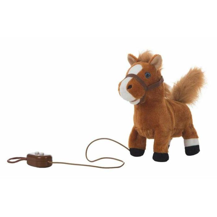 Caballo musical camina-mueve la colita-trota-relincha22cm 1