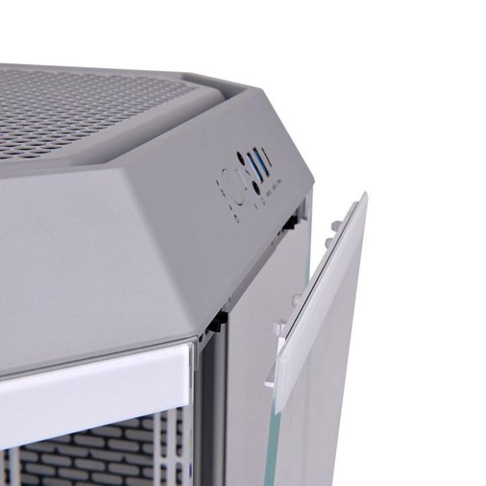 Thermaltake Tower 300 Limestone Micro Torre para PC, Caja de Computadora Gris y Blanco con Ventiladores 2x 140mm 5 Thermaltake Tower 300 Limestone Micro Torre para PC, Caja de Computadora Gris y Blanco con Ventiladores 2x 140mm 5