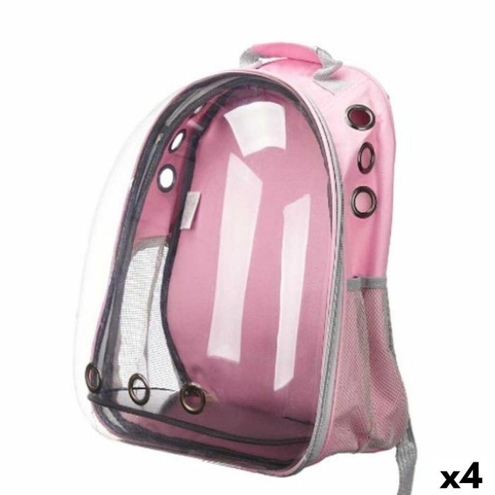 Mochila para Mascotas Mascow 567 Rosa Transparente 43 x 26 x 33 cm Mochila para Mascotas Mascow 567 Rosa Transparente 43 x 26 x 33 cm