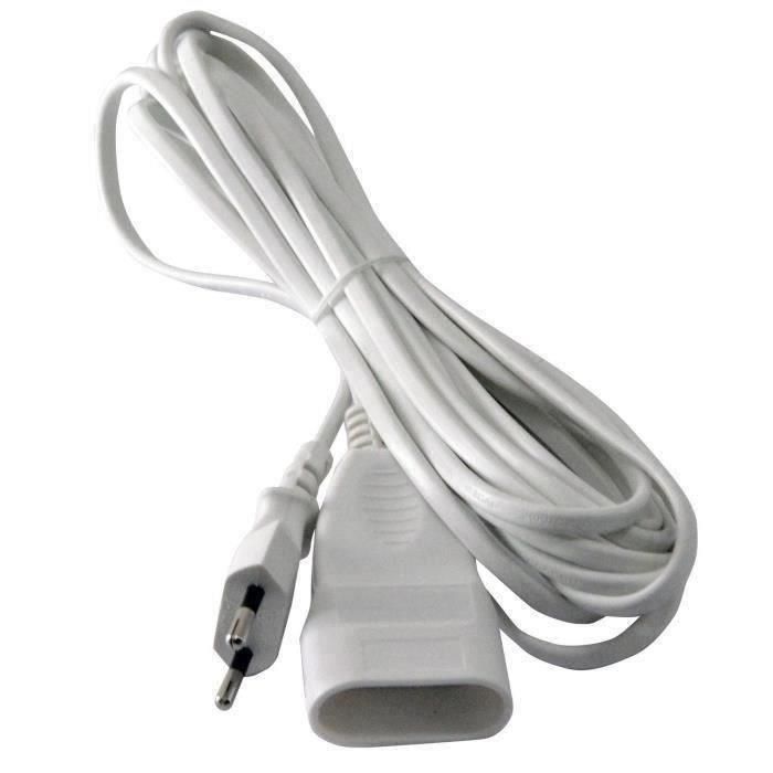 I-Watts HO3VVH2-F 2G0.75 Cable de Extensión Eléctrica 5m 2x0.75mm, Aprobado NF, Protección Infantil I-Watts HO3VVH2-F 2G0.75 Cable de Extensión Eléctrica 5m 2x0.75mm, Aprobado NF, Protección Infantil