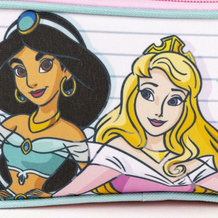 Portatodo Doble Disney Princess Rosa 22,5 x 8 x 10 cm 2