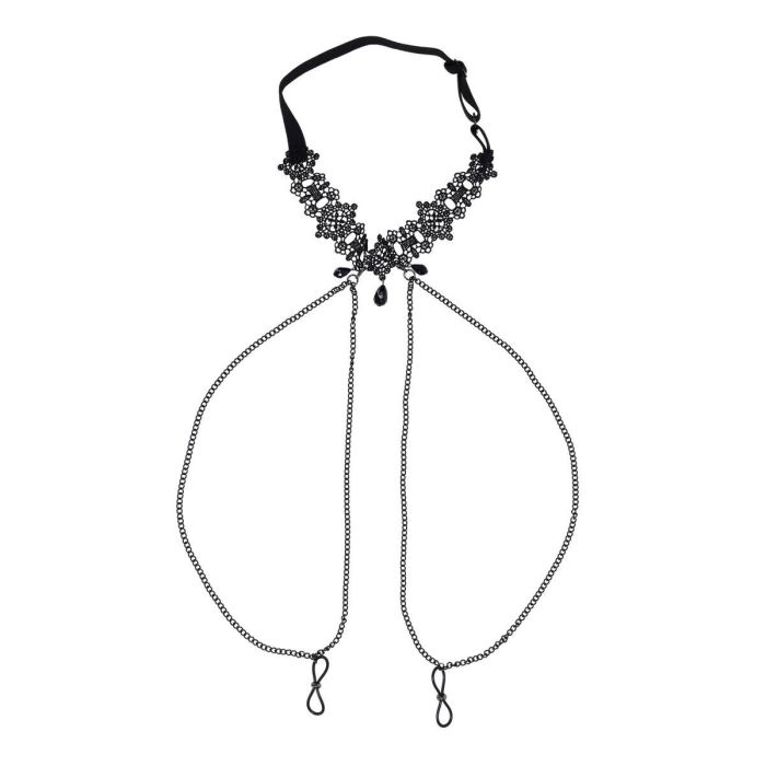 Cadena Con Pinzas Para Pezones Sportsheets Sex and Mischief 0 Cadena Con Pinzas Para Pezones Sportsheets Sex and Mischief 0