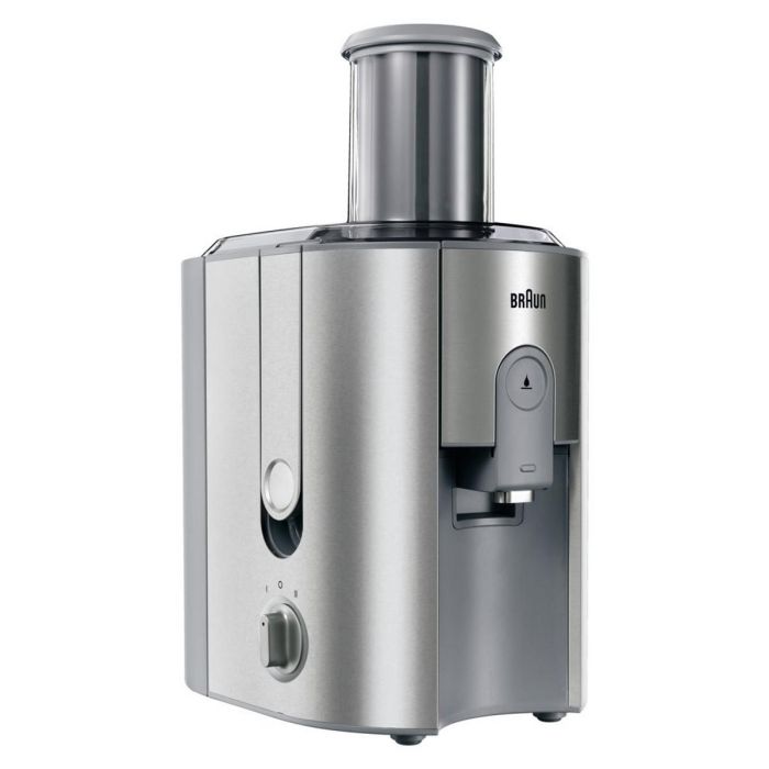 Braun J700 MultiQuick 7 Centrífuga Acero Inoxidable 1000W - 2 Velocidades, 1.25L Recolector Jugo, 2L Pulpa, Chimenea 75mm 3