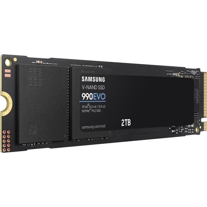 Disco SSD Samsung 990 EVO 2TB/ M.2 2280 PCIe 5.0/ Compatible con PS5 y PC/ Full Capacity 1 Disco SSD Samsung 990 EVO 2TB/ M.2 2280 PCIe 5.0/ Compatible con PS5 y PC/ Full Capacity 1