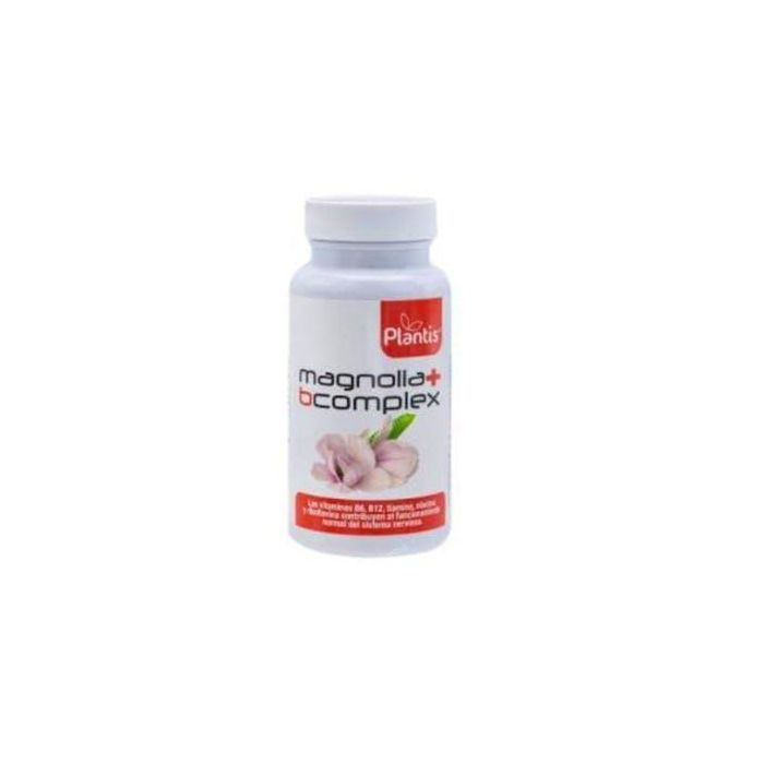 Plantis Magnolia+B Complex 60 Cápsulas. Extracto de corteza de Magnolia con 10% Honokiol y Vitaminas B para sistema nervioso