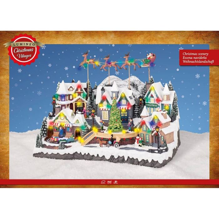 Escena navideña con led, movimiento y música 55 x 37 x 32,5 cm 2 Escena navideña con led, movimiento y música 55 x 37 x 32,5 cm 2