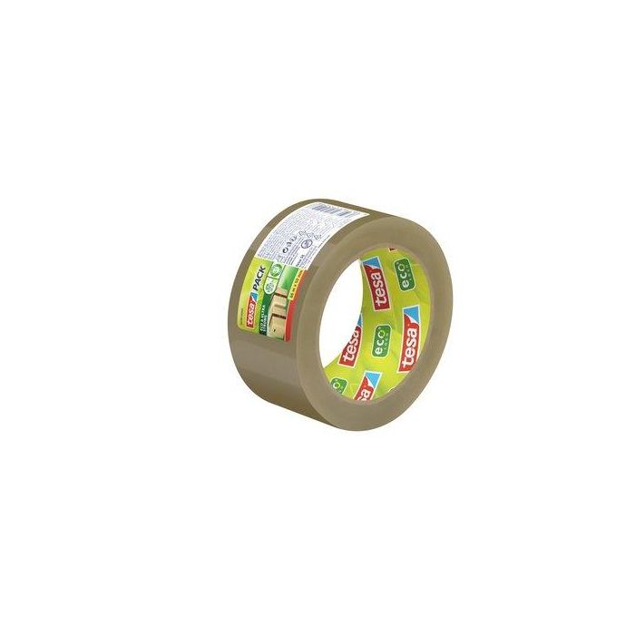 Cinta De Embalaje Tesa Pet Eco & Ultra Strong Rollo 66X50 Tesapack Marron 6 unidades