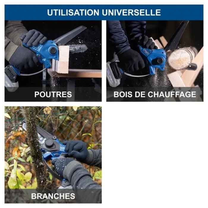 Scheppach BC-PS150-X Motosierra Inalámbrica 6 Pulgadas 20V IXES - Longitud de Corte 150 mm 2