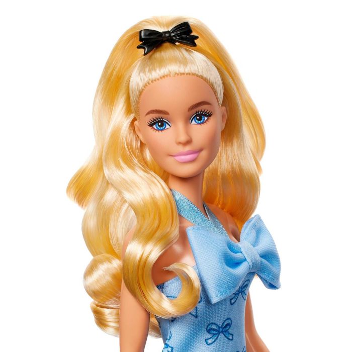 Muñeca Barbie Fashionista Vestido Lazo Azul Hyt93 Mattel 3 Muñeca Barbie Fashionista Vestido Lazo Azul Hyt93 Mattel 3