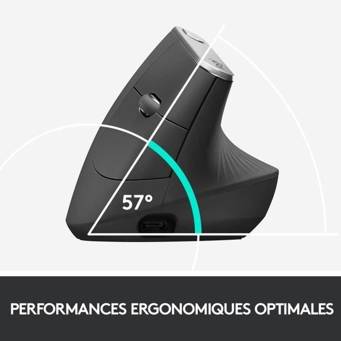 Ratón Ergonómico Inalámbrico por Bluetooth Logitech Vertical MX/ Batería recargable/ Hasta 4000 DPI 2 Ratón Ergonómico Inalámbrico por Bluetooth Logitech Vertical MX/ Batería recargable/ Hasta 4000 DPI 2