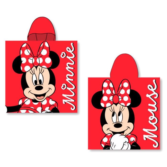 Disney Poncho Toalla Minnie 100% Algodón 55x100cm