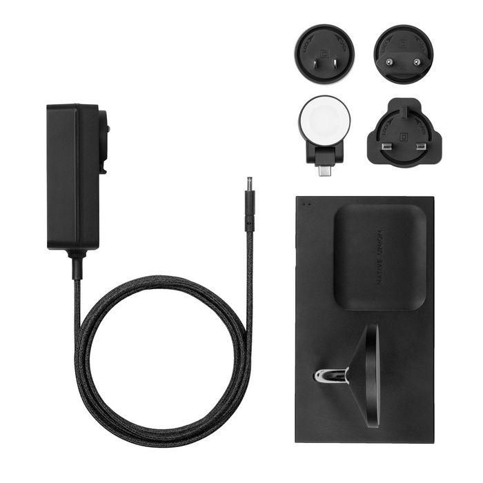 Native Union Snap Cargador Inalámbrico Magnético 3 en 1 Negro con Adaptador de Corriente Universal EU/UK/US 2 Native Union Snap Cargador Inalámbrico Magnético 3 en 1 Negro con Adaptador de Corriente Universal EU/UK/US 2