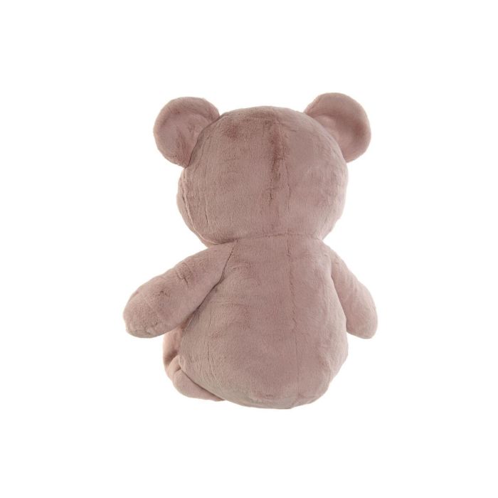 Peluche Home ESPRIT Marrón Gris Rosa Poliéster Animal 28 x 22 x 32 cm (4 Unidades) 1