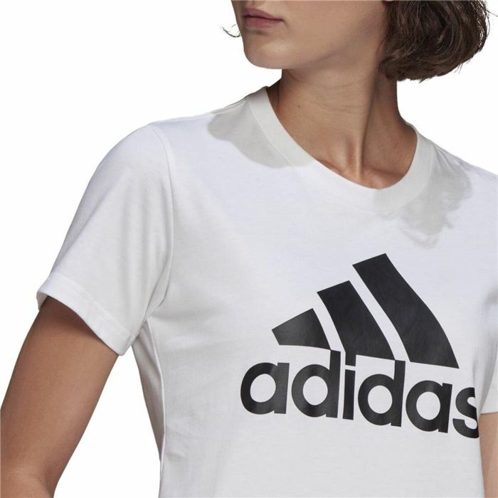 Camiseta de Manga Corta Mujer Adidas GL0649 Blanco (XS) 2