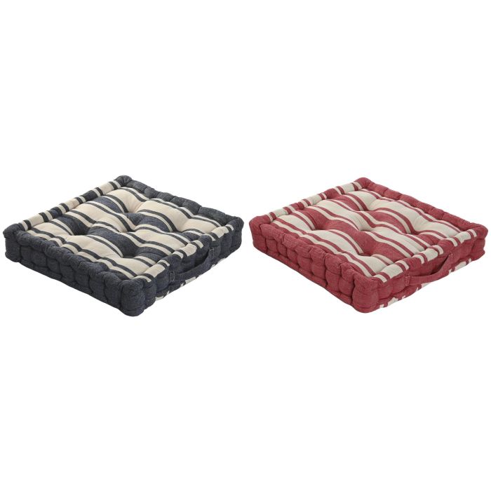 Cojin Atlantico DKD Home Decor Rojo Azul 40 x 7 x 40 cm (4 Unidades) 2 Cojin Atlantico DKD Home Decor Rojo Azul 40 x 7 x 40 cm (4 Unidades) 2