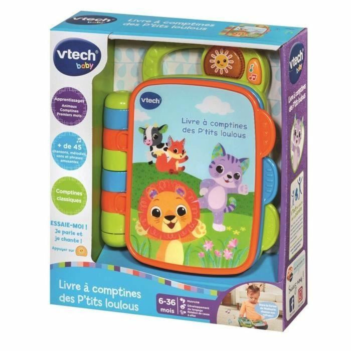 Vtech Baby VT80567805 P'tits Libro de Rimas Loulous 1 Vtech Baby VT80567805 P'tits Libro de Rimas Loulous 1