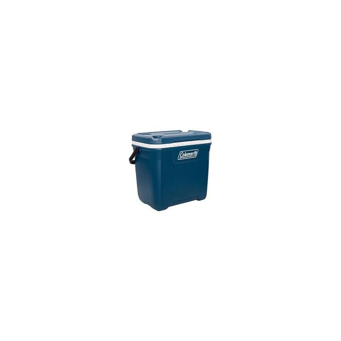 Coleman 28QT Xtreme - Nevera portátil de 26L, con asa de transporte, caja con tapa de bisagra, color azul
