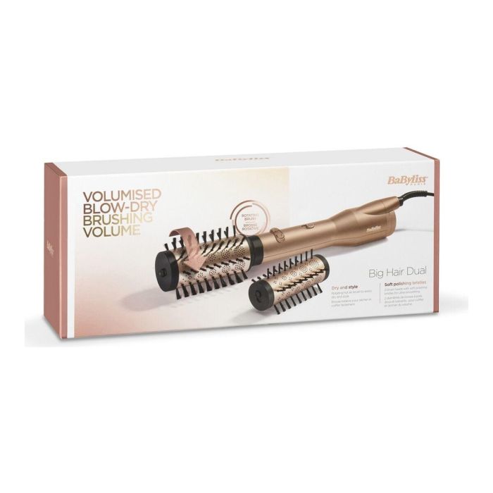 Babyliss AS952E Cepillo Rotatorio Eléctrico Big Hair Dual Iónico, Doble Dirección, 2 Cabezales Intercambiables 11 Babyliss AS952E Cepillo Rotatorio Eléctrico Big Hair Dual Iónico, Doble Dirección, 2 Cabezales Intercambiables 11