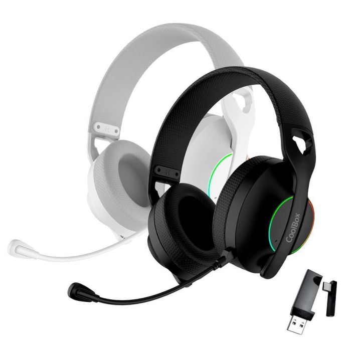 Auriculares Con Microfono Coolbox Wb01 Inalambricos 2 Auriculares Con Microfono Coolbox Wb01 Inalambricos 2
