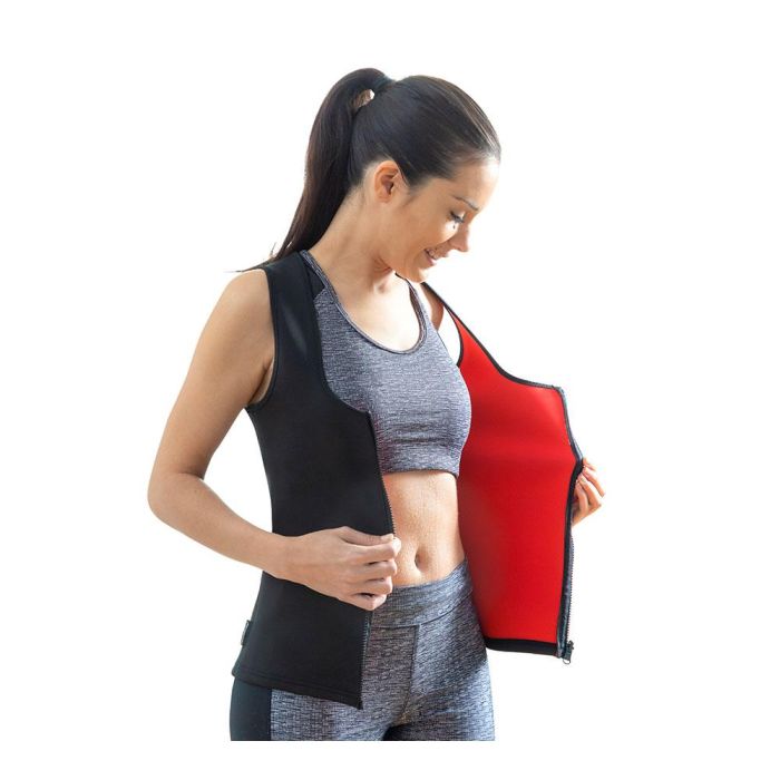 Chaleco deportivo con efecto sauna para mujer veheat XL v0103431 innovagoods 1 Chaleco deportivo con efecto sauna para mujer veheat XL v0103431 innovagoods 1