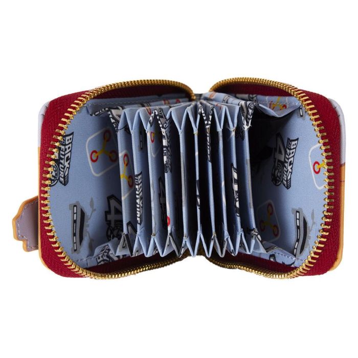 Tarjetero 40th Anniversary Delorean Accordion Regreso al Futuro Loungefly 2 Tarjetero 40th Anniversary Delorean Accordion Regreso al Futuro Loungefly 2