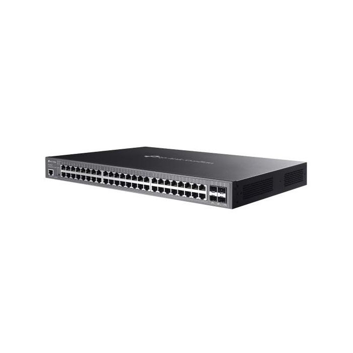 TP-Link SG3452XMPP Switch Omada Gestionado L2+ con 48 Puertos Gigabit Ethernet PoE y 4 Ranuras SFP+ para Rack 1U 2 TP-Link SG3452XMPP Switch Omada Gestionado L2+ con 48 Puertos Gigabit Ethernet PoE y 4 Ranuras SFP+ para Rack 1U 2
