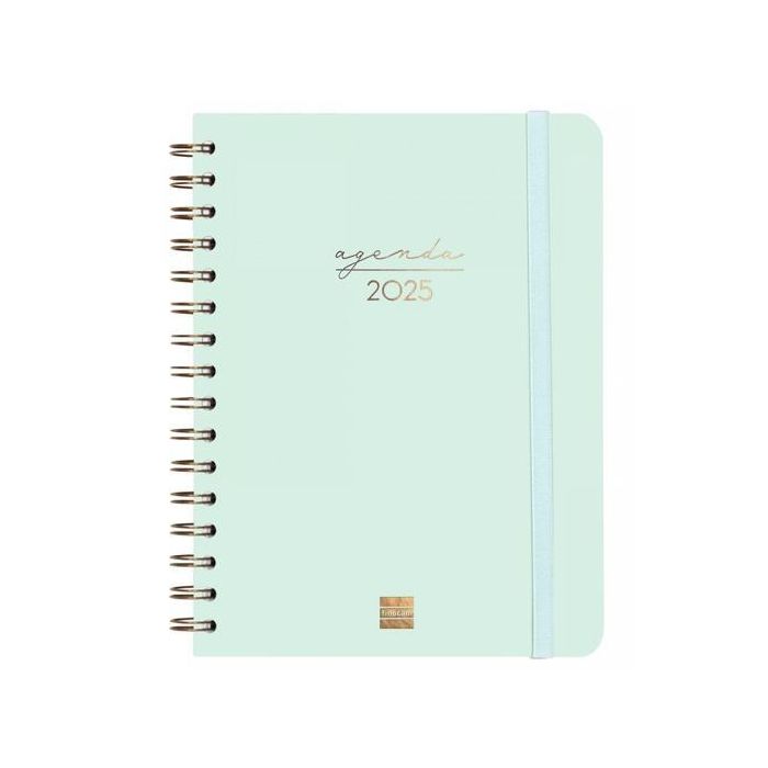 Finocam Agenda Anual Alma Espiral E10-155x212 mm Svh Menta 2025 Finocam Agenda Anual Alma Espiral E10-155x212 mm Svh Menta 2025