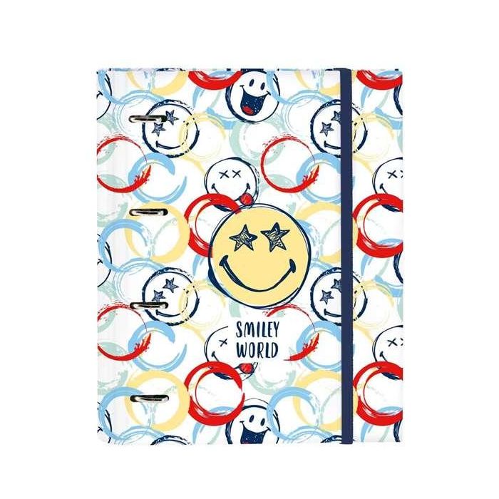 Carpeta de anillas Smiley 512090666 Multicolor (27 x 32 x 3.5 cm) 2