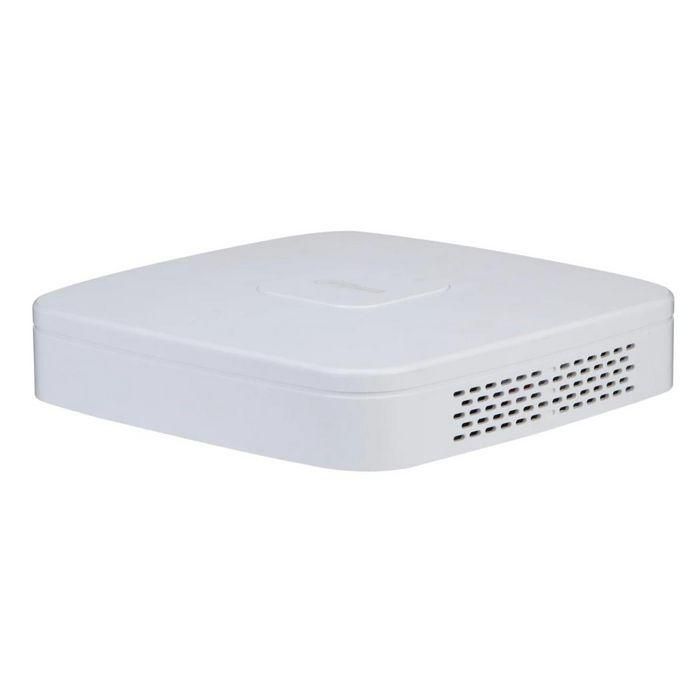 Dahua Grabador de red NVR 4K 4 canales 4 puertos PoE 80Mbps VGA/HDMI H.265 1HDD 1U Dahua Grabador de red NVR 4K 4 canales 4 puertos PoE 80Mbps VGA/HDMI H.265 1HDD 1U