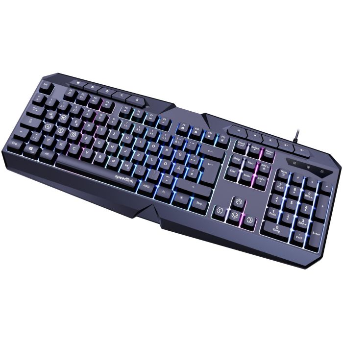 Speedlink Gaming Tastatur LUDICIUM. RGB Rainbow. schwarz retail 3