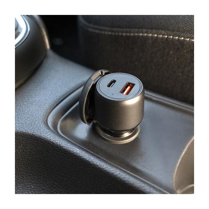 4smarts Cargador Coche VoltRoad Ultimate 83W con PD/QC, Negro 6