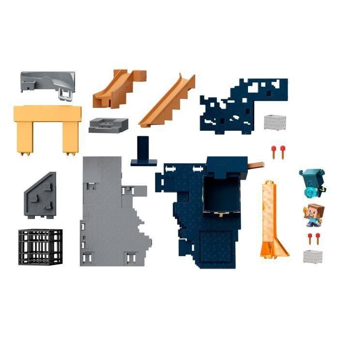 Minecraft-Coffret El Ascenso de Warden y sus Minifiguras HXT72 1 Minecraft-Coffret El Ascenso de Warden y sus Minifiguras HXT72 1