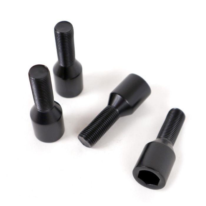 Omp OMPS09621201 Juego de 4 Tornillos Allen Cónicos M12x1.25, Largo 26mm, Color Negro, Din 10.9 Omp OMPS09621201 Juego de 4 Tornillos Allen Cónicos M12x1.25, Largo 26mm, Color Negro, Din 10.9