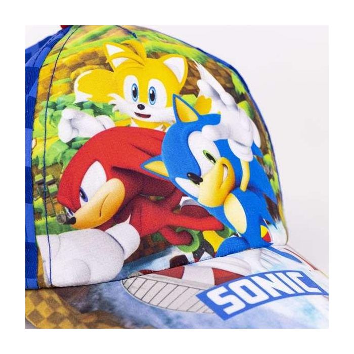 Cerdá Gorra Sonic Visera Curva Azul para Niños, 100% Poliéster, Edad 3 a 8 Años 2 Cerdá Gorra Sonic Visera Curva Azul para Niños, 100% Poliéster, Edad 3 a 8 Años 2