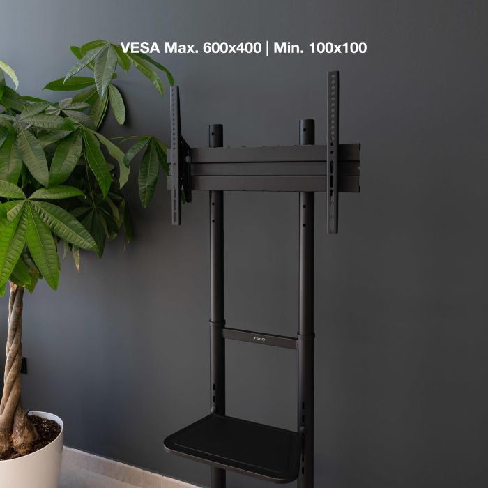 TOOQ Soporte suelo ruedas pantallas "RAMSES" 37-70" 6