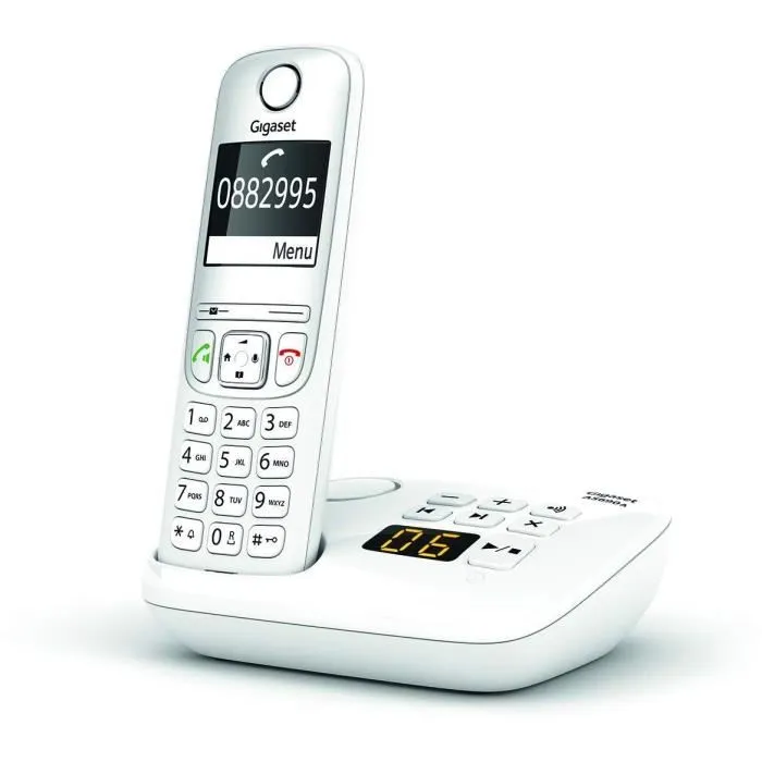 Gigaset Teléfono fijo AS690 A Trio Blanco 5