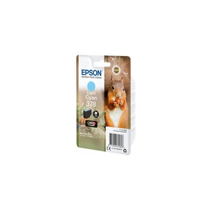 EPSON Singlepack Light Cyan 378 Claria Photo HD Ink 1