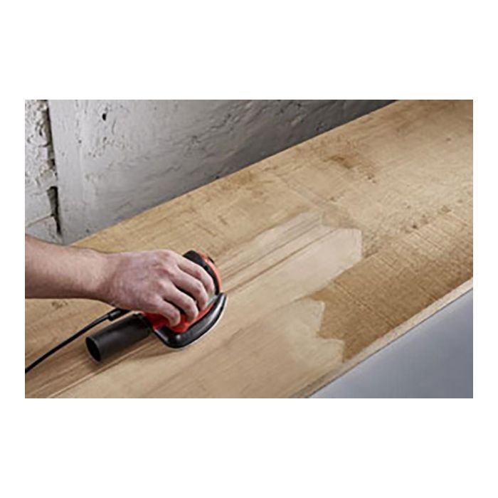 Wolfcraft Pack 10 hojas de lijar adhesivas corindón grano 80 perforadas 96x136mm 1757000 1
